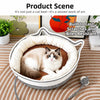 Cat Bed with Built-In Scratcher and Removable Washable Mat