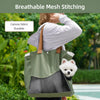 Canvas Pet Carrier Shoulder Bag for Cats and Small Dogs
