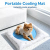 Gel Pet Mat with Oxford Cloth Cover for Small Dogs and Cats