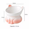 Elevated Ceramic Cat Bowl