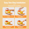 Rotating Duck Treat Dispenser Toy for Pets
