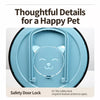 Transparent Rolling Cat Travel Carrier