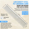 Stainless Steel Grooming Comb for Dogs and Cats