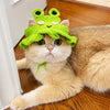 Animal-Themed Costume Hats for Small Cats and Dogs