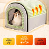 Enclosed Pet Bed with Covered Sleeping Space