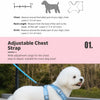 Nylon Dog Leash with Vest-Style Harness
