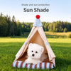 Semi-Enclosed Cat & Small Dog Tent Bed