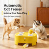 Interactive Electronic Whack-a-Mole Cat Toy with Feather Teaser