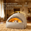 Enclosed Pet Bed for Cats and Small Dogs