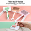 Self-Cleaning Pet Deshedding Brush for Dogs and Cats