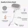 Dual-Sided Dog & Cat Grooming Brush