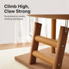 Space-Saving Cat Scratcher Bed with Braided Sisal Rope