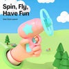 Interactive Cat Wand Toy with Flying Disc Launcher