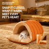 Enclosed Pet Bed for Cats and Small Dogs
