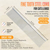 Stainless Steel Grooming Comb for Dogs and Cats