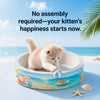 Bowl-Shaped Corrugated Cardboard Cat Scratcher