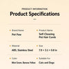 Pet Grooming Pin Brush for Long-Haired Cats and Dogs