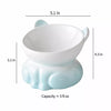 Elevated Ceramic Cat Bowl