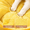 Faux Leather Enclosed Car Pet Carrier for Small Pets