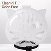 Clear Plastic Cat Cone for Grooming and Care