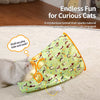 Foldable Cat Tunnel Toy with Crinkle Paper