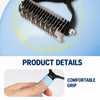 Pet Dematting Brush for Dogs and Cats