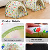 Semi-Enclosed Pet Tent Bed with Removable, Washable Cover