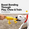 Squeaky Knotted Rope Chew Toy for Small and Medium Dogs