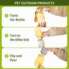 Portable Pet Water Bottle with Fold-Down Drinking Cup