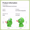 Big-Eyed Frog or Dinosaur Squeaky Dog Toy