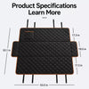 Water-Resistant Car Pet Seat Cover for Front, Rear & Cargo Areas