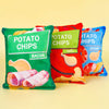 Plush Potato Chip Squeaky Toy for Dogs and Cats