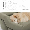 Removable-Washable Elevated Pet Bed with Steel Frame