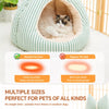 Enclosed Pet Bed for Cats and Small Dogs