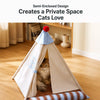 Semi-Enclosed Cat & Small Dog Tent Bed