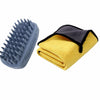 Silicone Dog & Cat Bath & Deshedding Brush