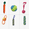 Dog Squeaky Knotted Rope Toy for Small and Medium Dogs