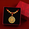 Chinese New Year Red Cord Pet Collar with Decorative Charm