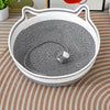 Cat Bed with Built-In Scratcher and Removable Washable Mat