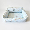 Washable Sofa-Style Pet Bed with Reversible Removable Pad