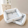 Washable Sofa-Style Pet Bed with Reversible Removable Pad