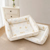 Washable Sofa-Style Pet Bed with Reversible Removable Pad