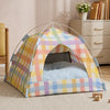Removable Tent Pet Bed and Mat for Cats and Small Dogs