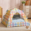 Removable Tent Pet Bed and Mat for Cats and Small Dogs