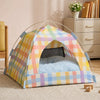 Removable Tent Pet Bed and Mat for Cats and Small Dogs