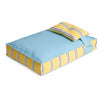 Striped Washable Pet Bed for Dogs and Cats