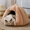 Enclosed Cat & Small Dog Bed with Removable Cover