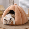 Enclosed Cat & Small Dog Bed with Removable Cover