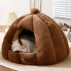 Enclosed Cat & Small Dog Bed with Removable Cover