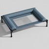Elevated Faux Leather Dog Bed with Removable Washable Cover